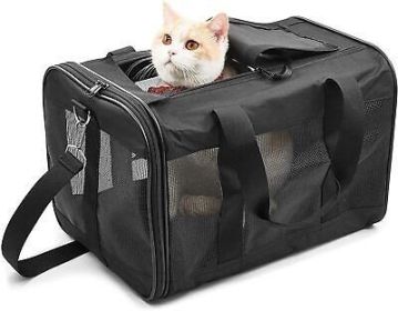 ScratchMe Pet Travel Carrier Soft Sided Portable Bag for Cats, Small Dogs,