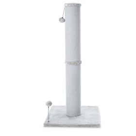 Jumbo Carpet Cat Scratching Post, Gray, 42"