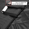 Pet Dog Car Seat Cover Rear BackTravel Waterproof Bench Protector Luxury -Black XH