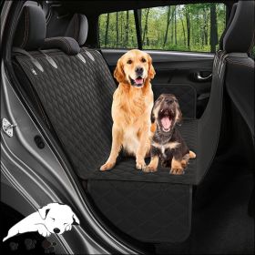 Cargo Liner for Dogs; Water Resistant Pet Cargo Cover Dog Seat Cover Mat for car Sedans Vans with Bumper Flap Protector; Non-Slip (colour: Black, size: 54 * 58 inches (137 * 147cm))