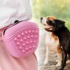 Bag Silicone Feed Dogs Treat Pouch Pet Training Bag Bundle Pocket Waist Pack Pet Portable Dog Training Waist Bag Treat Snack Bait Dogs Soft Washable O