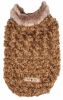 Pet Life Luxe 'Furpaw' Shaggy Elegant Designer Dog Coat Jacket