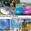 Festival Party Baby Outdoor Bubble Balls large water filled rubber Summer Outdoor Aquatic Games bath