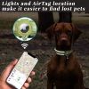 Cross-border new dog collar airtag locator anti-lost pet collar; Pet Collar with AirTag Case Holder